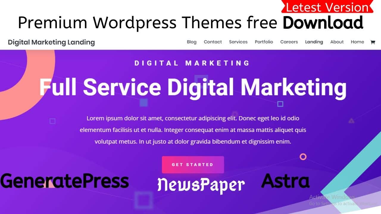 Premium Wordpress Themes free Download